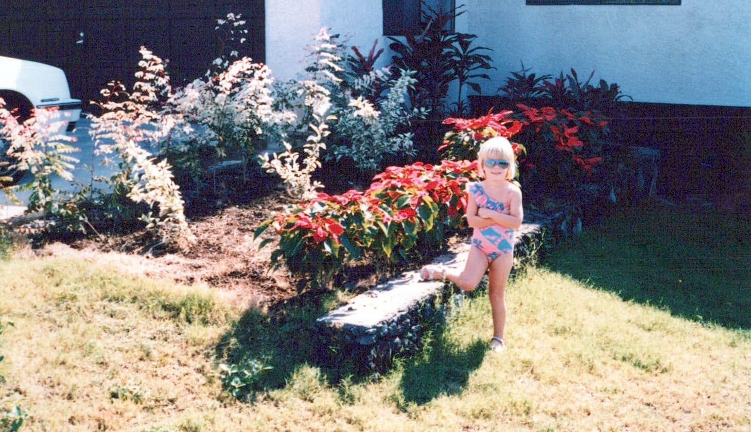 Me, living on the Big Island, circa 1989